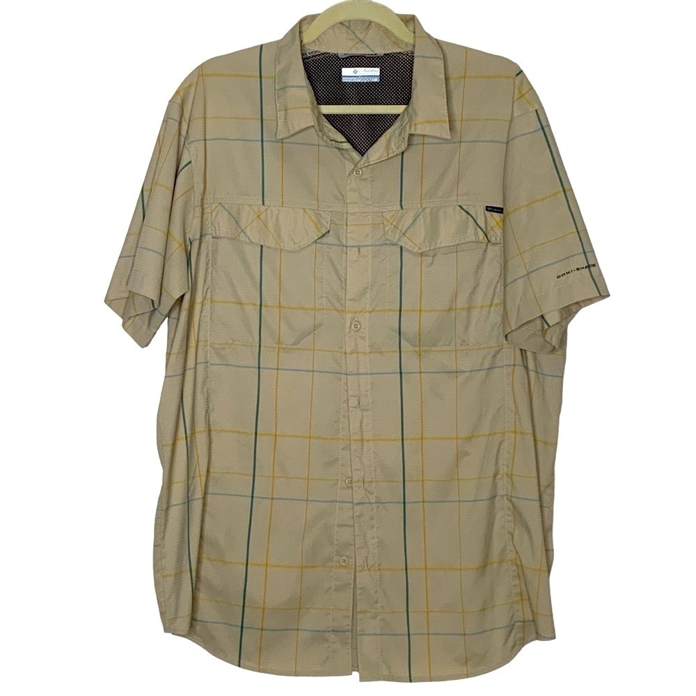 Columbia omni-shade short sleeve shirt. Size L